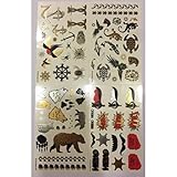 Twink Designs - Fun Metallic Temporary Tattoos for Kids (Boys and Girls)