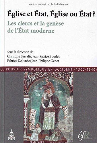 Église et État, Église ou État ?