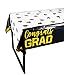 3 Pack Congrats Grad Graduation Party Tablecloth Table Cover, Party Supplies Favors Decorations for Men Women, 54 x 108