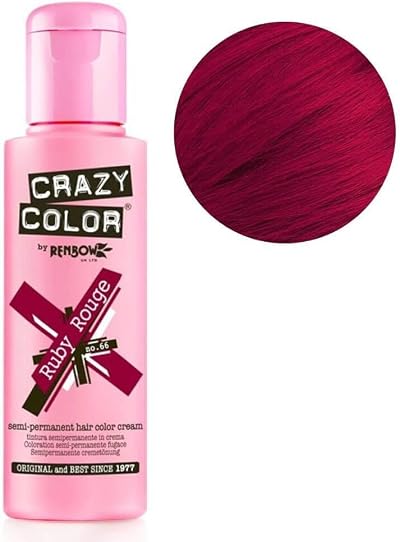Crazy Color Rainbow Semi-Permanent Hair Colour Dye Cream 100 ml