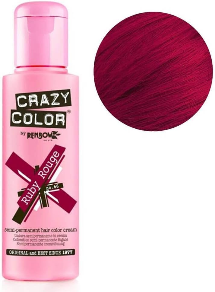 Crazy Color Rainbow Semi-Permanent Hair Colour Dye Cream 100 ml