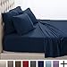 Bare Home Super Soft Fleece Sheet Set - Twin Size - Extra Plush Polar Fleece, No-Pilling Bed Sheets - All Season Cozy Warmth (Twin, Dark Blue)