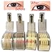 Eye tape double eyelid tape invisible eye stickers natural waterproof eye tape adhesive magic Charm big eye fiber glue tapes 4 Roller + Shaped Fork