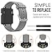 Band for Garmin Vivoactive, Soft Silicone Wristband Replacement Watch Band for Garmin Vivoactive Sports Watch