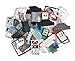 BRICTEK Wheels Kit 108pcs and Windows and Doors Kit 86pcs Building Blocks with Block Remover