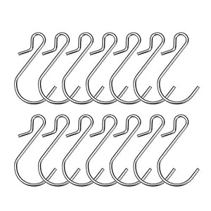 Hysagtek Metal Mini Gutter Hang Hooks Christmas Lights Ornament Hook Weatherproof Light Clips Hooks for Hanging Xmas…