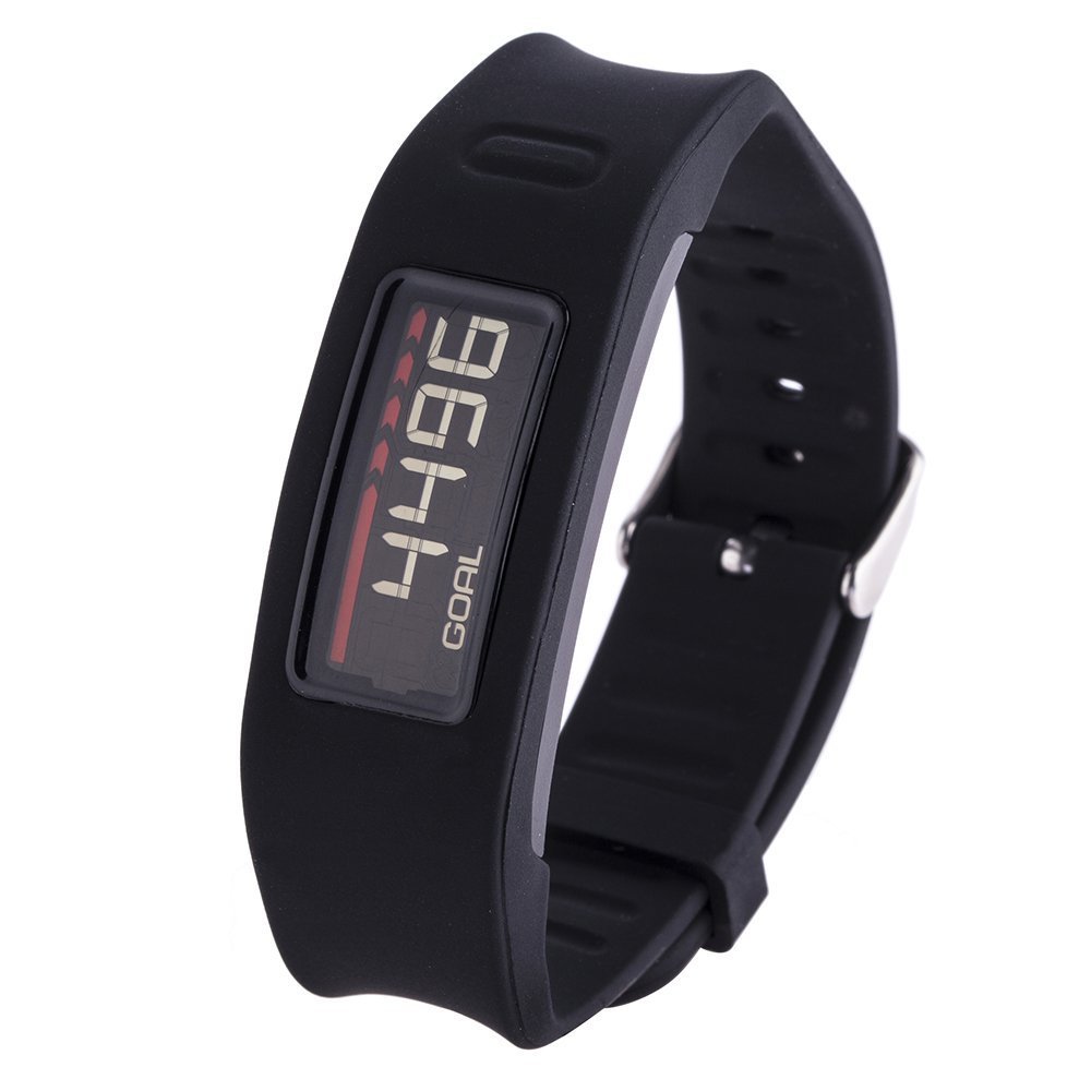 UK SELLER, New Replacement Band For GarMin vivofit/No Tracker (PURE BLACK ONE SIZE)