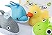 Bath Toys – Soft, Safe & Educational for Baby & Toddlers – Best Set for Kids of All Ages – Interactive Play & Games for Boys and Girls – Use In or Out of Tub - BONUS Case & Mesh Net Organizer Bag for Storage & Drying – Easy to Clean, Without Holes - NO Mold – Satisfaction Guaranteed!
