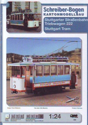 Aue-Verlag 29 x 9 x 20 cm Stuttgart Tram Model Kit