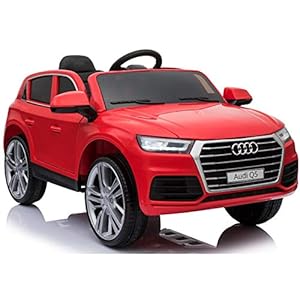 Audi Q5 Licenciado 12v – Rojo – Coche eléctrico para niños Audi Q5 con Licencia Oficial. Nueva versión 2020