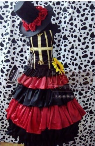Amazon コスプレ衣装 One Piece ワンピース 新世界 2年後 ペローナ ドレス コスプレ 仮装 通販