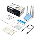AC1200 Dual Band WiFi Range Extender - Wavlink Wireless Repeater Signal Booster/Access Point/Router with 2 Ethernet Port/External Antenna-Updated Version
