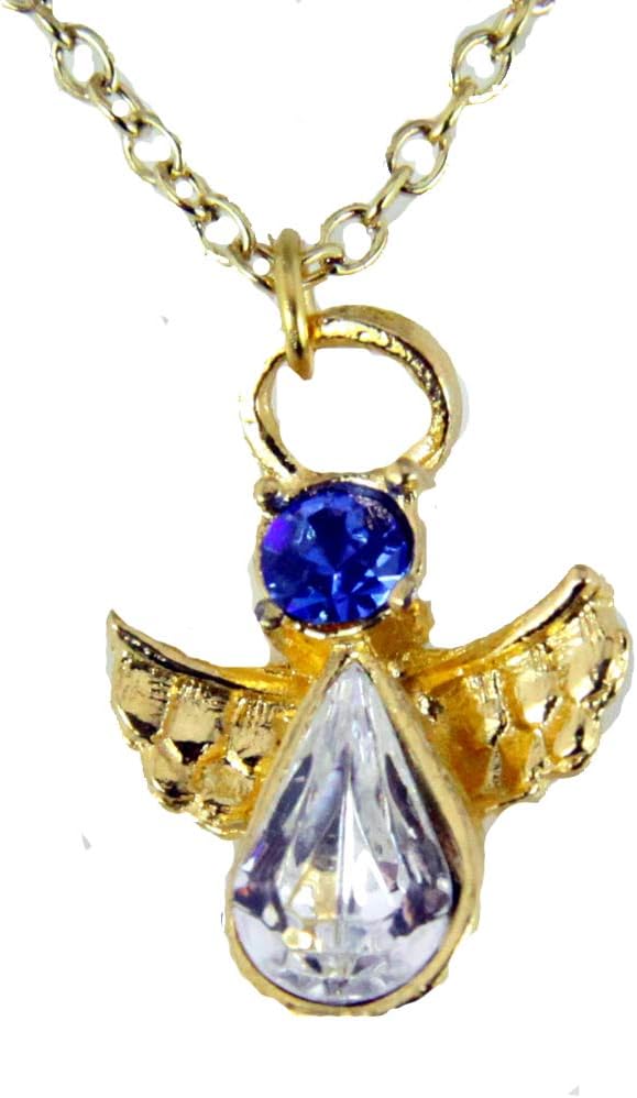 6030427 September Birth Month Angel Necklace Pendant Guardian Secret Appreciation Recognition