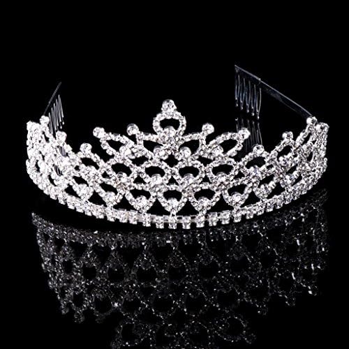 Gigory Wedding Bridal Crown Tiara Rhinestones Headband Pageant Princess Headdress Party