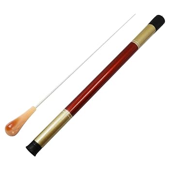 Musik Orchester Baton Band führen Taktstock mit Tube Sleeve gelb
