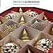 ZOBER Underbed Christmas Ornament Storage Box (Red, Storage Box)