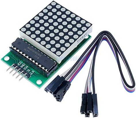 MAX7219 Dot Led Matrix Module Led Matrix Controller MCU Control LED Display Module 8 x 8 for Arduino 5V Interface Module DIY KIT