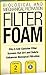 Marineland Filter Foam 2 Count, Supports Biological And Mechanical aquarium Filtration, Rite-Size X, Blacks & Gray (PA11501)
