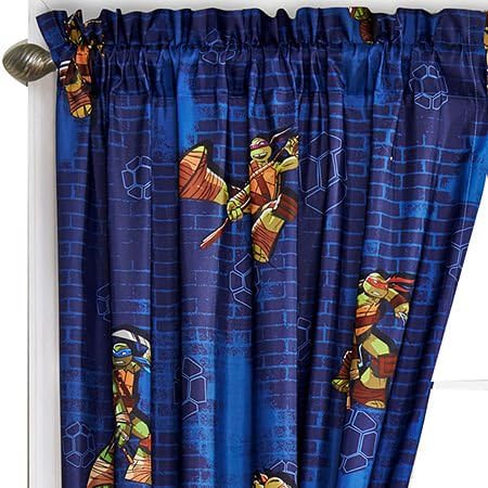 Amazon Com Teenage Mutant Ninja Turtles Window Panels Curtains