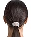 Flexible Rhinestone Ponytail Holder -CLEAR-1SIZ
