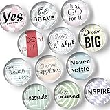 Glass Inspirational Magnets for Fridge - Funny