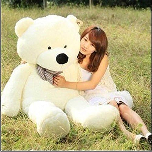 Giant Teddy Bear Stuffed Animals Plush Pillow Toy White 2M / 79inch