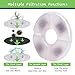 Rarloner 8 Pack Pet Fountain Filters for 1.6L Cat Water Fountain, Activated Carbon, Compatible with YOUTHINK, HOMMII, ISYOUNG, KOALAD, HAPPYPAPA, Other Brands