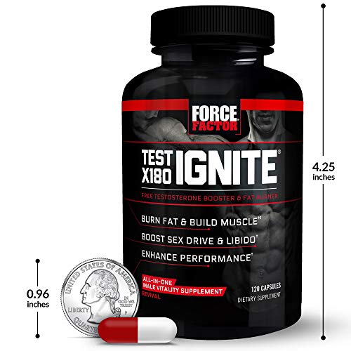 Test X180 Ignite Total Testosterone Booster For Men With Fenugreek Seed