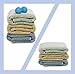 Black Duck Brand Dryer Balls 4 Pack Orange- Reusable Dryer Balls Replace Laundry Drying Fabric Softener and Saves You Money