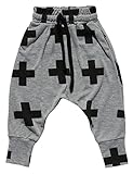 CM-Kid Little Boys' Korean Cotton All Over Star Cropped Trousers Shorts