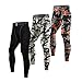 EU Men's Compression Tight Pants Base Layer Running Leggings
