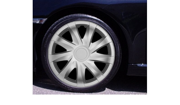 Tapacubos DRACO Plata 16 Pulgadas Peugeot 207 SW CC, 307 ...
