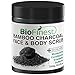 Biofinest Activated Bamboo Charcoal Body Scrub - with Dead Sea Salt, Shea Butter, Jojoba Oil, Vitamin E- Best For Dry Skin/ Cellulite/ Stretch Marks (250g)