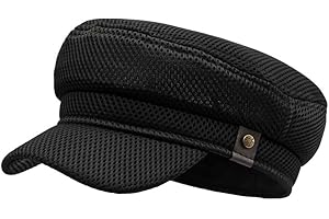 FASHIXD Newsboy Hats for Women Mesh Gatsby Cap Summer Chauffeur Plain Beret Hats