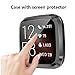 Seltureone(3 Pack Screen Protector Case Compatible for Fitbit Versa 2, Full Body Cover Scratch Resistant Shock Absorbing Ultra Slim Protective for Fitbit Versa 2 Cases (Clear,Black,Silver)