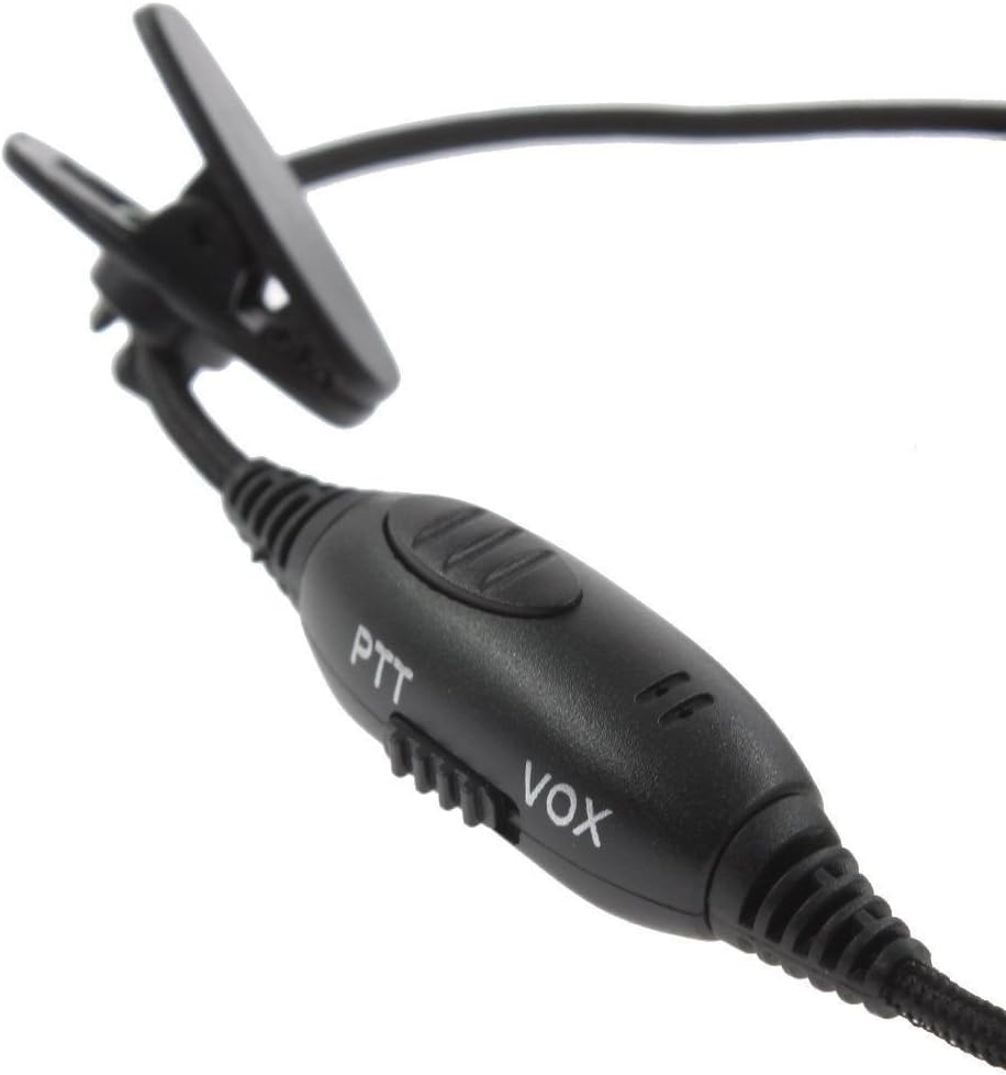 Buwico 2 Pin Noise Cancelling Overhead Earpiece Headset for Kenwood Puxing Wouxun Baofeng UV5R UV82 UV5R UV-5RA HYT 888S H-777 TK-208 TK-220 Walkie Talkie - Image 4