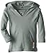 L'ovedbaby Unisex-Baby Newborn Organic Hoodie, Seafoam, 6-9 Months