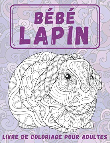 Amazon Fr Bebe Lapin Livre De Coloriage Pour Adultes Dallaire Leana Livres
