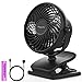 AngLink Clip-on Stroller Fan, Rechargeable Battery, 4 Speeds 2600mAh