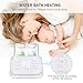Owlpow Baby Bottle Warmer, Bottle Steam Sterilizer Multifunctional Bottle Warmer with Auto Power-Off and Temperature Control (White)