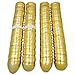 Set of 48 Plastic Eggs: 47 Metallic Gold and 1 Surprise White Egg