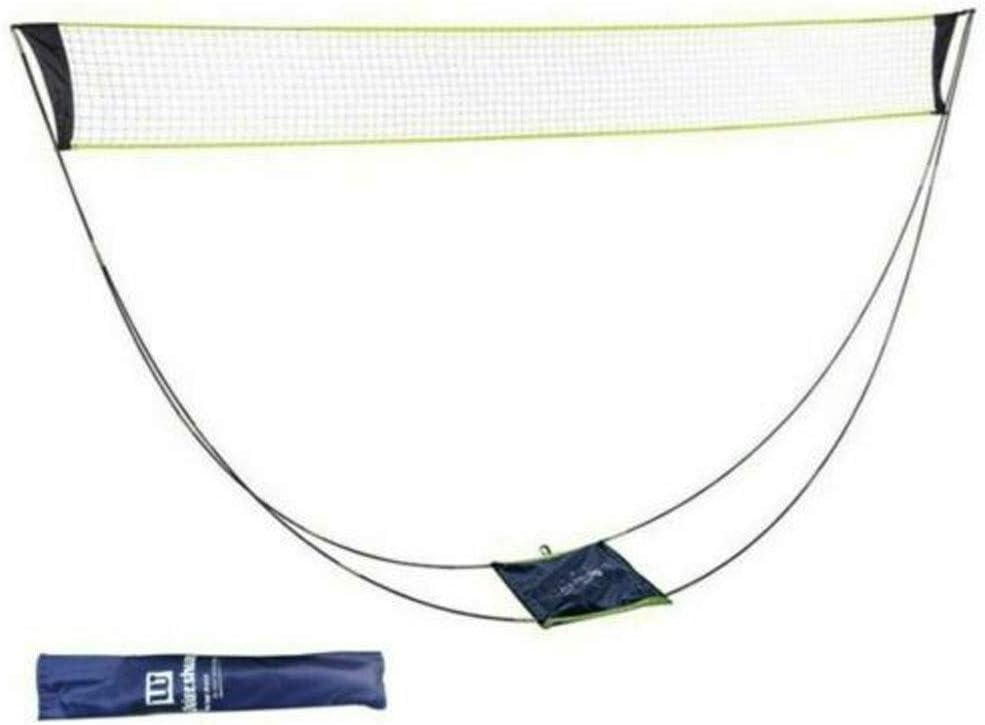 cz hezhu eu Portable Outdoor Foldable Badminton Tennis Volleyball Net Stand Set Beach Sport