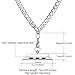 Bandmax Necklace Compatible with Apple Watch 42MM 44MM,Fashion Stainless Steel Cuban Link Chain Necklace Compatible with iwatch Series 6/5/4/3/2/1