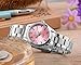 Women Quartz Watches Casual Fashion Waterproof Watches Diamond Rhinestone Luminous Wrist Watch - Pink