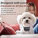 Dog Bark Collar - Barking Collar with Humane Static Vibration Correction, USB Rechargeable for Breeds and Sizes over 10 lbs with 4 training modes, Trainer Recommended Dog Training Device (Grey) - New