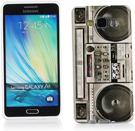 KMO Samsung Galaxy A5 (2015) Case Cover [Shock Absorbing] [Thin Fit] Soft TPU Gel Skin Protection - Stereo