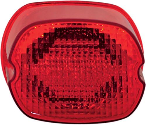 Custom Dynamics GEN2-LD-R License Plate Light (Red LED Laydown Taillight Without for 1999-2016 Harley-Davidson Models)
