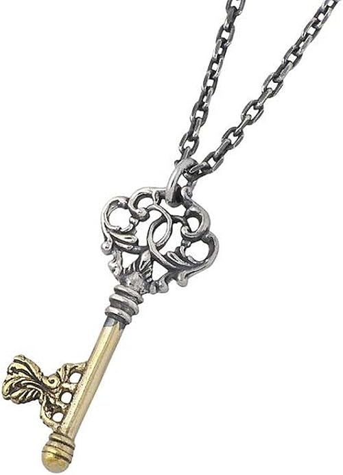 Amazon Saints セインツ アラベスク キー ネックレス シルバー 真鍮 メンズ レディース 鍵 ネックレス Ssp3 237 ネックレス 通販