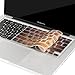 MOSISO Pattern Keyboard Cover Compatible with MacBook Pro 13/15 inch(with/Without Retina Display,2015 or Older Version),Older MacBook Air 13 inch (A1466/A1369,Release 2010-2017), Brown Wood Grain