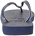 Havaianas Women's Slim Organic Sandal Silver Flip Flop, Navy Blue, 35 BR (6 M US)